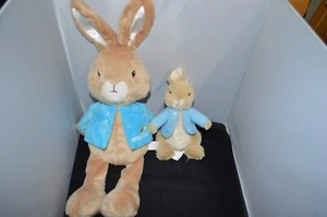 Beatrix Potter Peter Rabbit Plüschtier Stofftier 18 Zoll & 9 Zoll C9 - Bild 1 von 3