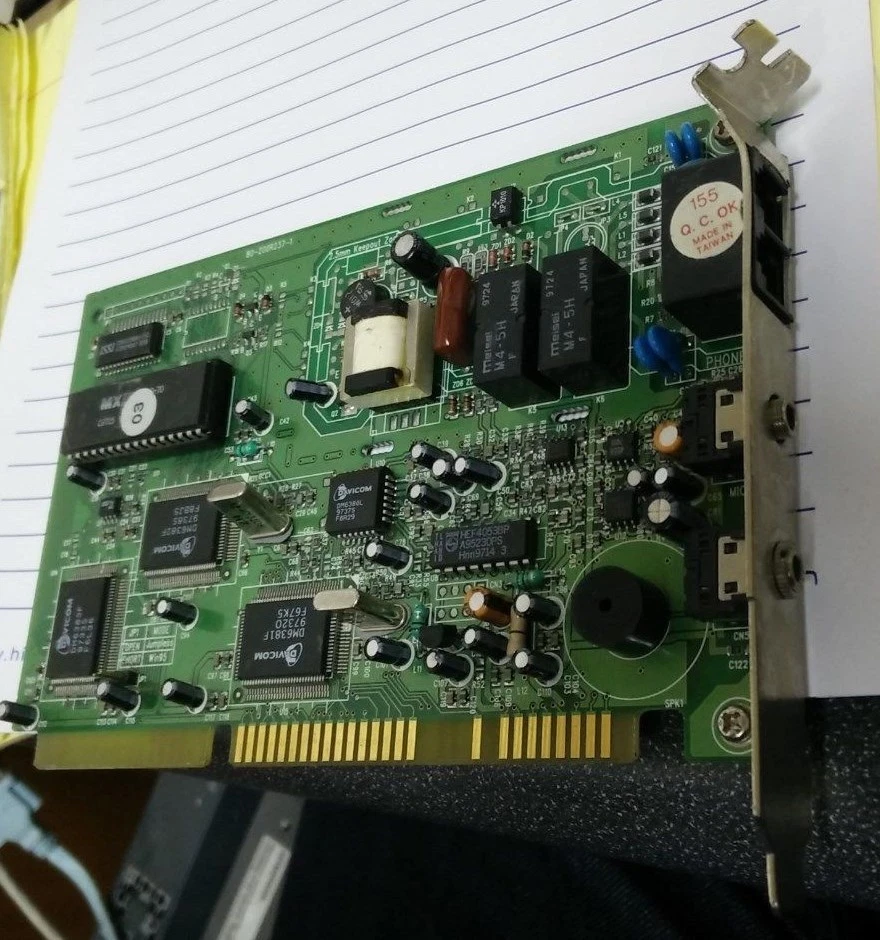 Dynamode V1433VQH-U 8-Bit ISA 33.6Kbps V.34 Voice Modem Card - FREE SHIP  - Image 1 of 1