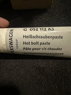 Pasta de alta temperatura G052112A3 OEM Audi Porsche VW G-052-112-A3 Foto 1 de 4