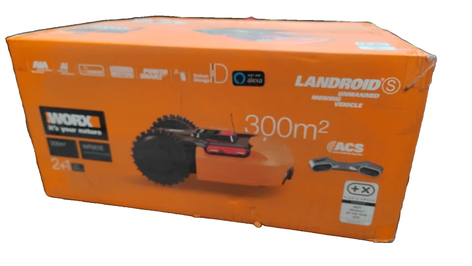 WORX Landroid 300m² Mähroboter Vorteilspackung mit ACS - Rasenroboter, Akkumäher - Bild 1 von 1