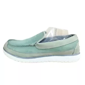 Ciabatta uomo LL Bean tutta la settimana Mocs foderata in shearling accogliente pelle Sedona Sage 12 M - Foto 1 di 10