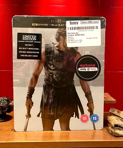 GLADIATOR II (HMV EXCLUSIVE) LIMITED EDITION 4K UHD DELUXE STEELBOOK - Picture 1 of 24