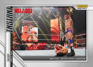 2022 PANINI WWE #30 - THEORY - "AND STILL... UNITED STATES CHAMPION" - #1/123 - Picture 1 of 2