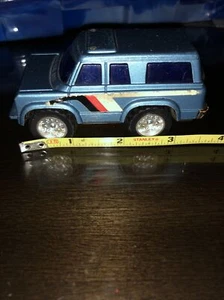 Vintage Arco Blue SUV Die Cast Missing Grill - Picture 1 of 9