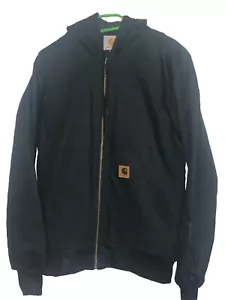CARHARTT Detroit Giacca Rielaborata Vintage Tela Bomber Felpa con Cappuccio Uomo | Taglia Media - Foto 1 di 7
