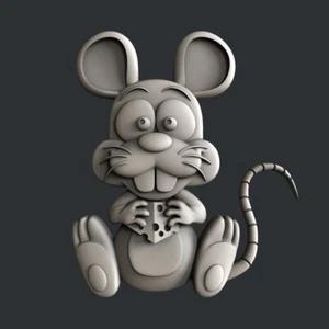 3d STL models for CNC, Artcam, Aspire, relief rat - Picture 1 of 4