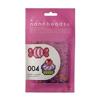 Kawada Nano Beads 004 CANDY / CUPCAKE Perler Beads Kit NEW