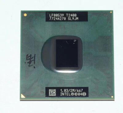 Intel Core Duo T2400 1.83GHz SL9JM Socket M Dual-Core Mobile CPU - Image 1 of 4