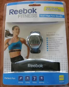 REEBOK WOMAN FITNESS DUAL HEART RATE MONITOR & CHEST STRAP, 095121117317 ~ NEW - Picture 1 of 3