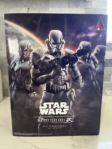 Star Wars Stormtrooper Play Arts Kai Action Figure Square Enix No. 3 Authentic