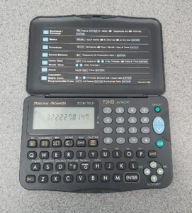 Vintage Zeon Tech Personal Organizer 15KB Memoria Dispositivo Elettronico Portatile - Foto 1 di 19