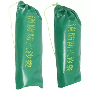 2pcs Flooding Protection Sandbags Empty Flood Control Bags Heavy Duty - Picture 1 of 12