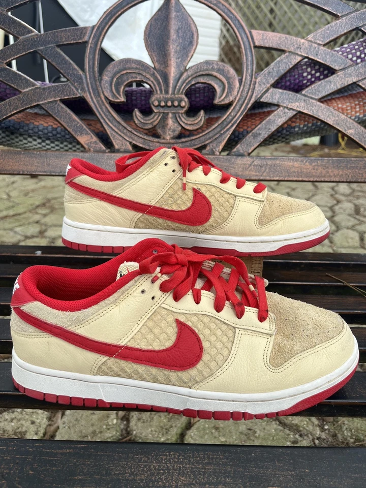 Nike Dunk Low SB Zapatos Para Hombres Talla 9.5 Sashiko Cáñamo Beaverton Monopatín 504750-2 Foto 1 de 4