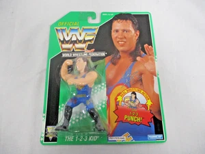 Vintage Wrestler WWF The 1-2-3 Kid w/ 1-2-3 Punch MOC 1994 Hasbro NEW SEALED - Picture 1 of 10