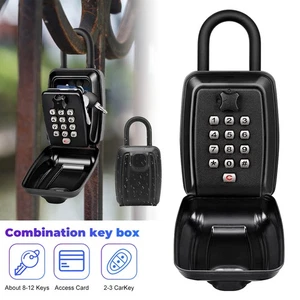 Master Lock Portable Outdoor Key Lock Box Push Button 12 Digit Combination Lock - Picture 1 of 25