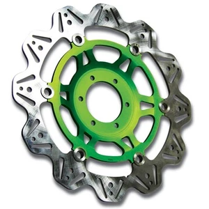 EBC Vee-Series Front Brake Disc (Green Hub) For Kawasaki Z750 2011 - Picture 1 of 2