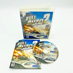 Full Auto 2: Battlelines (PlayStation 3, PS3) Complete w/ Manual Tested Sega CIB - Picture 1 of 10