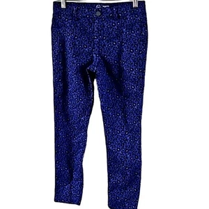 Wonder Nation Girls Blue Animal Print Jeggings - Size L (10/12) Plus - Picture 1 of 5