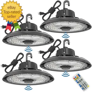 150W Smart High Bay LED Shop Lights 4Pack 140LM/W 5000K LED High Bay Lights - Picture 1 of 2