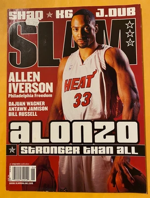 SLAM Magazine June 2001 Alonzo Mourning w price sticker - Image 1 of 3