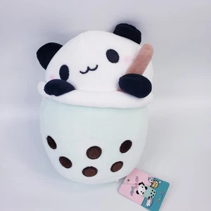 Takashoji * Panda Boba Milk Plüschpuppe mit Etikett 8 Zoll Runde 1 - Bild 1 von 3