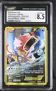 CGC 8.5 Gyarados EX 2016 BREAKpoint 123/122 Secret Rare Holo Pokemon Card - Picture 1 of 2