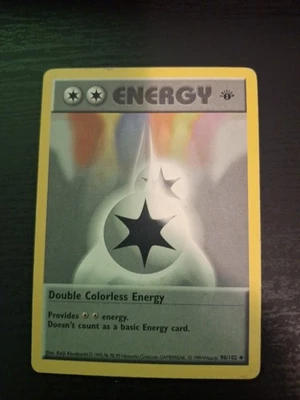 Pokémon TCG Double Colorless Energy Base Set 1st Edition. - Image 1 of 2
