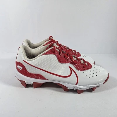 Nike Force Trout 7 Keystone Youth Baseball Cleats Red White Size 4Y DJ6525-107  - Image 1 of 4