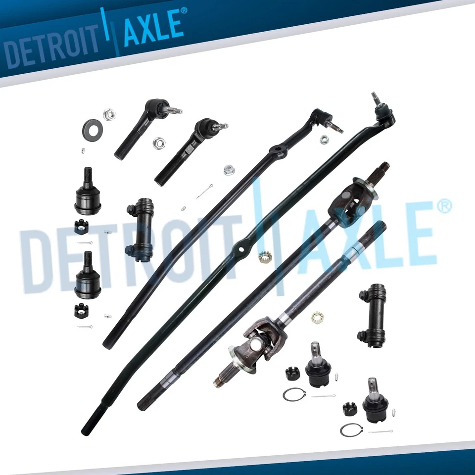 Kit de suspensión de eje CV delantero de 9,25" de 12 piezas para 03-07 Dodge Ram 2500 3500 4x4 Foto 1 de 4