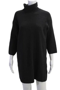 Pomander Place Womens Long Sleeve Turtleneck Sweater Dress Black Size S - Picture 1 of 6