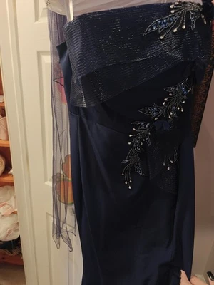 Terani Couture Strapless  Dress Gown Size 12 - Image 1 of 4