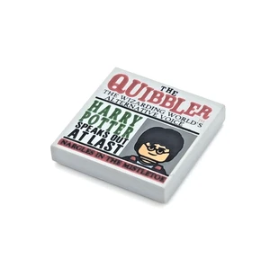 NEW Lego 2x2 Printed Tile - Harry Potter Quibbler 4842 Hogwarts 10217 4841 4840 - Picture 1 of 4