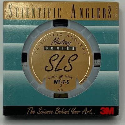 Scientific Anglers Fly Line Mastery Full Sinking WF 7 Wt Tipo V Años 90 Gris Foto 1 de 4