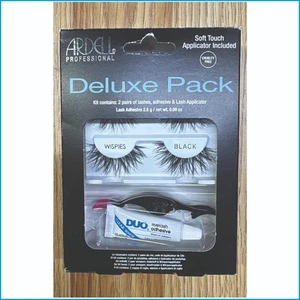 Ardell Deluxe Pack Wispies False Lashes Kit - 2 Paar + DUO Kleber (Neu) - Bild 1 von 13