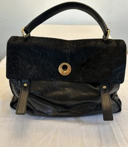 Yves Saint Laurent Patent Leather Muse Two Bag - Pony Hair Patent Leather - Picture 1 of 8