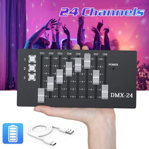 Mini 24 Channels Operator Console Controller DMX-512 For Stage Lighting DJ Light - Picture 1 of 11