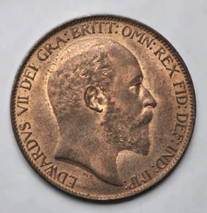 1902 Great Britain Halfpenny - Picture 1 of 2