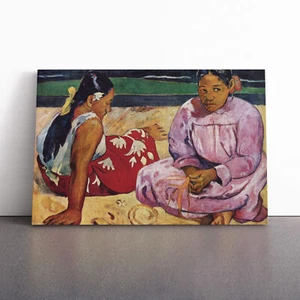 Paul Gauguin Tahitian Women On The Beach Canvas Wall Art Print Framed Picture - Picture 1 of 7
