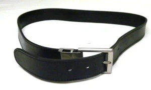Oobe schwarzer Ledergürtel Mitarbeiter Uniform Größe Medium 39" Gesamtlänge CFA - Bild 1 von 8