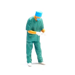 1:64 Painted Mini Figure Model Ature Resin Diorama Operating Doctor PatientY3 - Bild 1 von 16