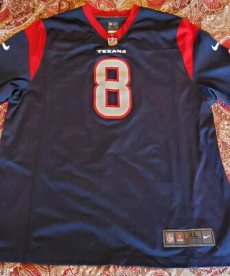NFL Houston Texans MATT SCHAUB Nike On Field Camiseta Auténtica Para Hombre Talla XL USADA EN EXCELENTE ESTADO Foto 1 de 4