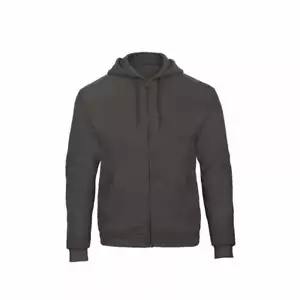 B&C WUI25 Unisex ID.205 50/50 con capucha cremallera completa sudor cómodo - Imagen 1 de 5