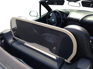 Beige Wind Deflector for BMW Z3 Roadster - Wide Body - Windstop Draftstop - New - Picture 1 of 11