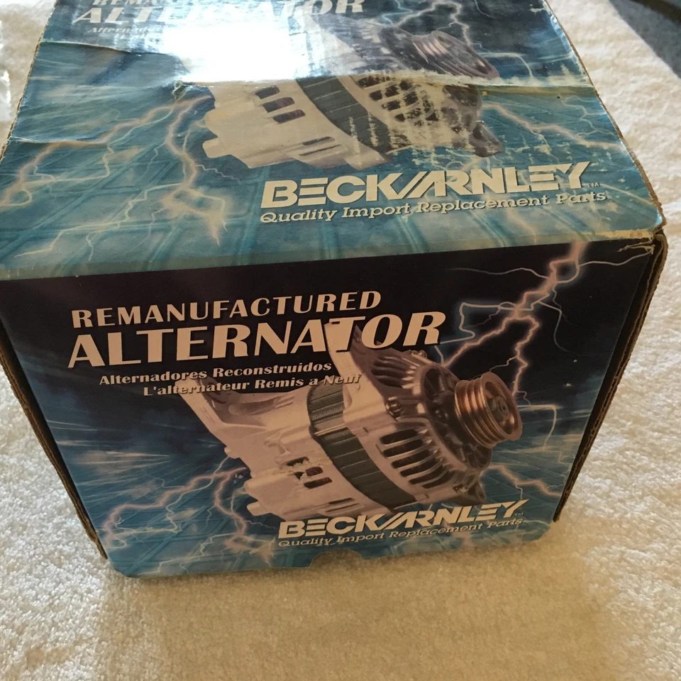 Beck/Arnley 13826 Reman Alternator 186-1050 - Image 1 of 4