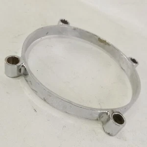 4.5"Bongo Rim/Hoop Chrome Vintage Die-Cast Straight-Edge 4-Hole Latin Percussion - Picture 1 of 2