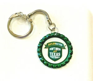 Beautiful Baylor Bears Bottle Cap Keychain for boys or girls. - Picture 1 of 1