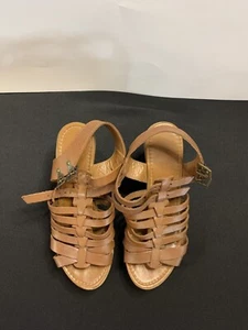 Sandalo gladiatore zeppa ecopelle zeppa donna - Taglia 7 - Foto 1 di 12