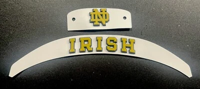 Parachoques 3D - Juego de velocidad Notre Dame para un casco de tamaño completo Foto 1 de 2