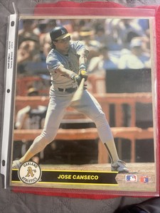 1990 Jose Canseco Action Photos Jumbo Card *Limited Edition* Not A Reprint