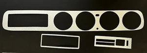For 1964 GTO LeMans Dash Vinyl Insert Decal Swirled Without Air Conditioning - Picture 1 of 1